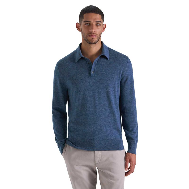 M.J. Bale Fraser Merino Polo Knit image number 0